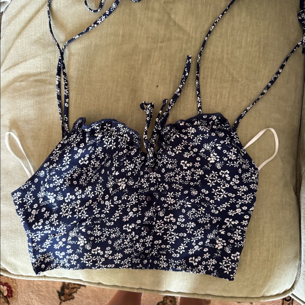 Floral crop top
